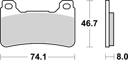 Placute de frana BREMBO [2]