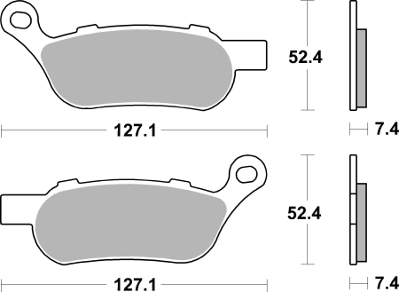 Placute de frana BREMBO [2]