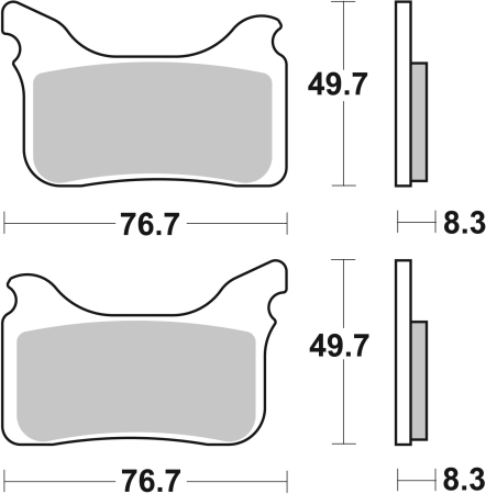 Placute de frana BREMBO [2]