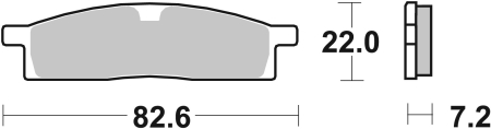 Placute de frana BREMBO [2]