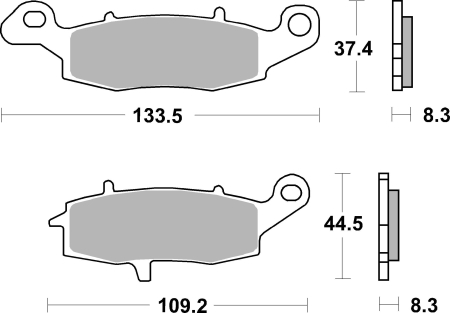 Placute de frana BREMBO [2]