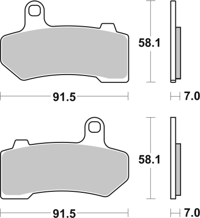 Placute de frana BREMBO [2]