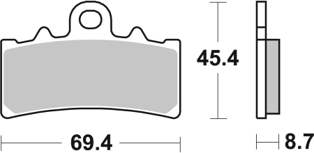 Placute de frana BREMBO [2]