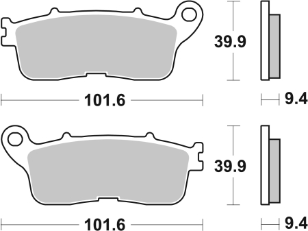 Placute de frana BREMBO [2]
