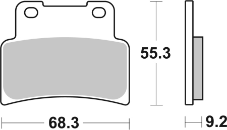 Placute de frana BREMBO [2]