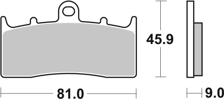 Placute de frana BREMBO [2]