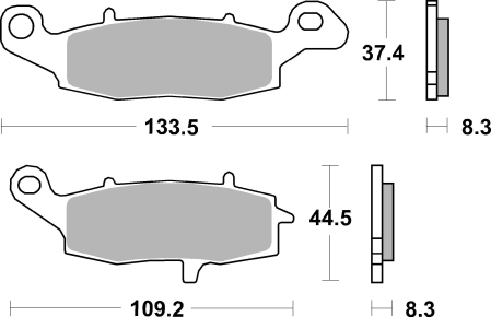 Placute de frana BREMBO [2]