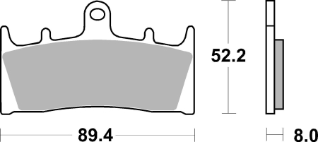 Placute de frana BREMBO [2]