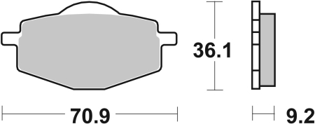 Placute de frana BREMBO [2]