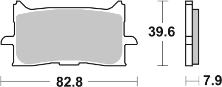 Placute de frana BREMBO [2]