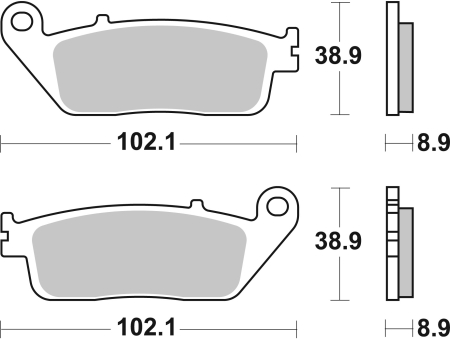 Placute de frana BREMBO [2]
