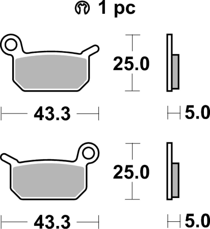 Placute de frana BREMBO [2]