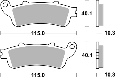 Placute de frana BREMBO [2]