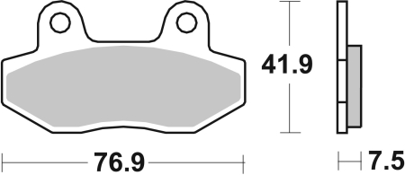 Placute de frana BREMBO [2]