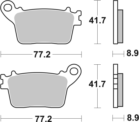 Placute de frana BREMBO [2]