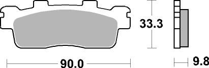 Placute de frana BREMBO [2]