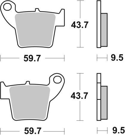 Placute de frana BREMBO [2]
