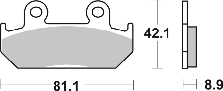 Placute de frana BREMBO [2]