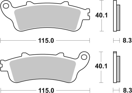 Placute de frana BREMBO [2]