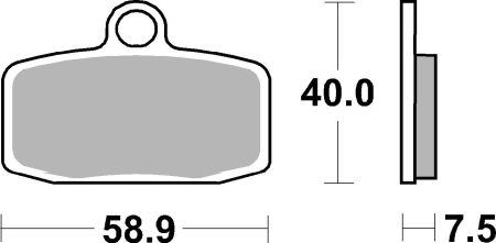 Placute de frana BREMBO [2]
