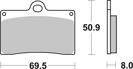 Placute de frana BREMBO [2]