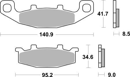Placute de frana BREMBO [2]