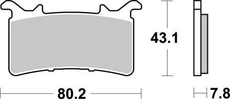 Placute de frana BREMBO [2]