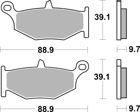 Placute de frana BREMBO [2]