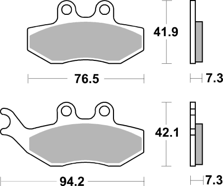 Placute de frana BREMBO CC SCOOTER [2]