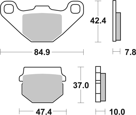 Placute de frana BREMBO CC SCOOTER [2]