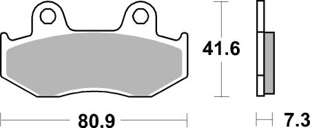 Placute de frana BREMBO CC SCOOTER [2]