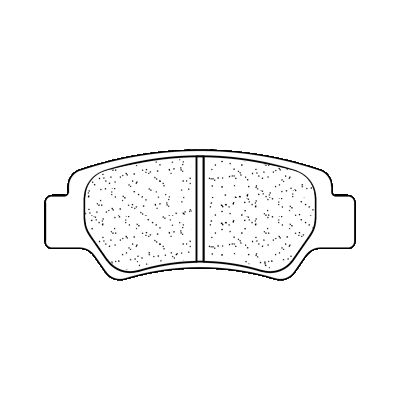 FRANA - Placute de frana CL BRAKES ATV1