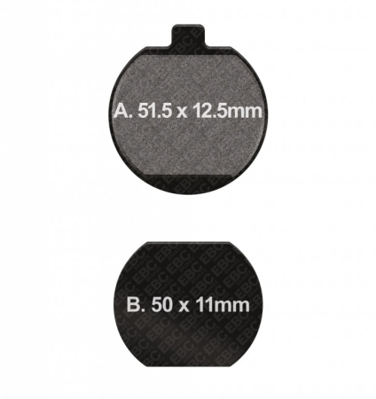 Placute frana - Placute de frana EBC FA033