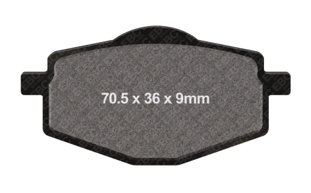 Placute frana - Placute de frana EBC FA101