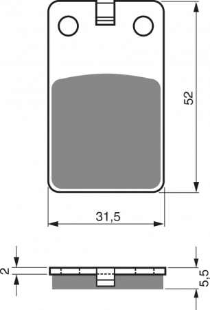 FRANA - Placute de frana GOLDFREN AD