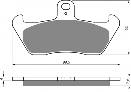 FRANA - Placute de frana GOLDFREN AD OFF-ROAD FRONT