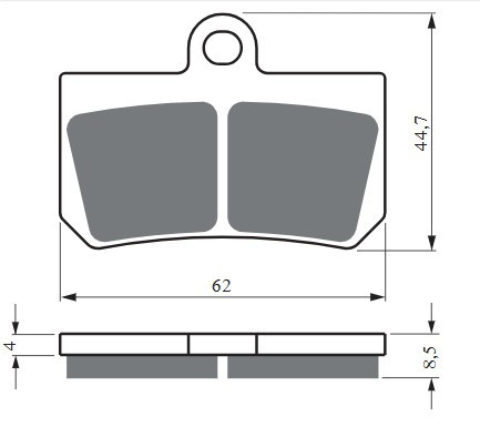 Placute frana - Placute de frana GOLDFREN AD OFF-ROAD FRONT