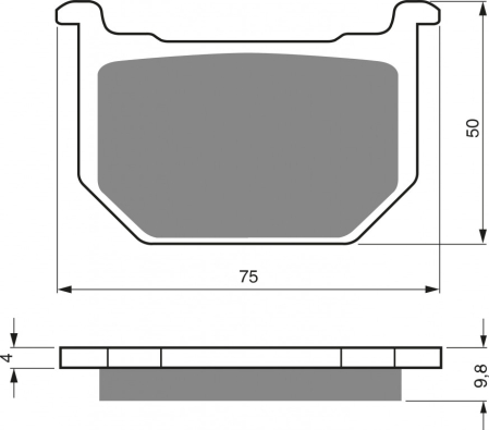 FRANA - Placute de frana GOLDFREN AD OFF-ROAD FRONT