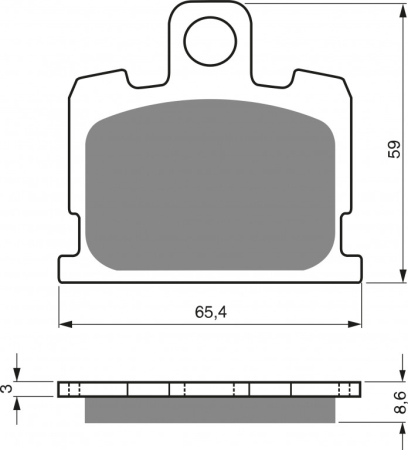 FRANA - Placute de frana GOLDFREN AD OFF-ROAD FRONT