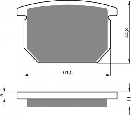 FRANA - Placute de frana GOLDFREN AD OFF-ROAD FRONT