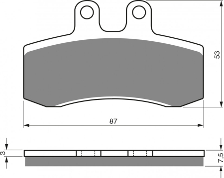 FRANA - Placute de frana GOLDFREN AD OFF-ROAD FRONT