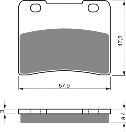 FRANA - Placute de frana GOLDFREN AD OFF-ROAD FRONT