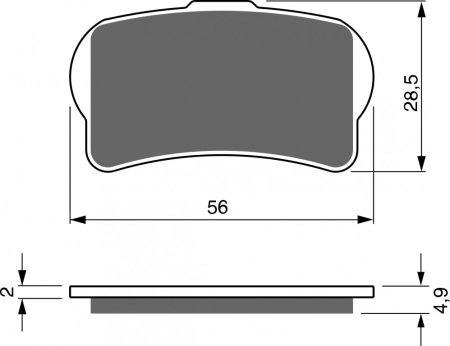 Placute frana - Placute de frana GOLDFREN AD OFF-ROAD FRONT