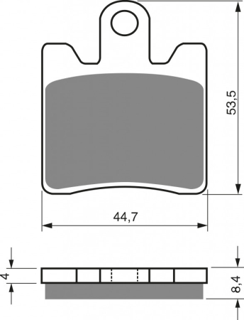 FRANA - Placute de frana GOLDFREN S3 (1 set = 4 pcs)
