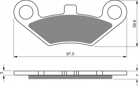 FRANA - Placute de frana GOLDFREN K5
