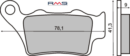 Placute frana - Placute de frana RMS organic