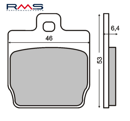 Placute frana - Placute de frana RMS organic