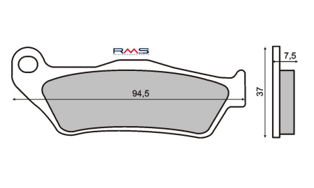 Placute frana - Placute de frana RMS organic
