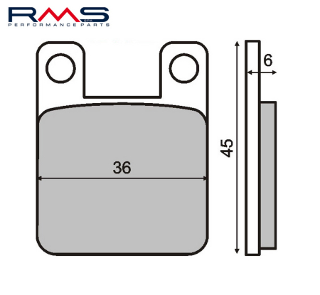 FRANA - Placute de frana RMS organic