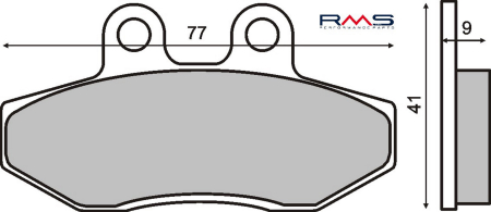 FRANA - Placute de frana RMS organic